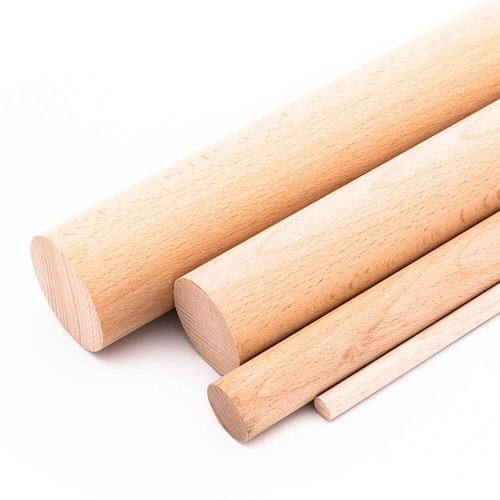 Holzrundstab buche glatt 4 - holzrundstab,