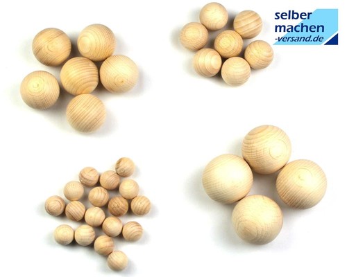 Holzkugeln aus massiver buche - aus,
