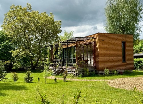 Massivholzhaus mit - , 45%